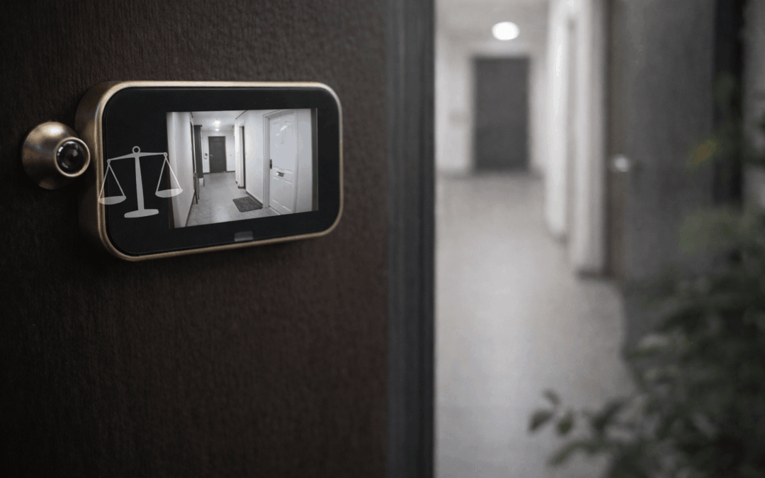 Mirillas digitales en comunidades de vecinos: cuándo pueden darte problemas legales